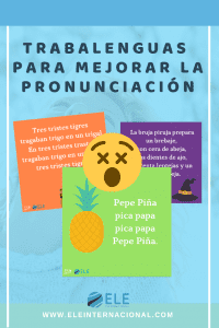 Trabalenguas para mejorar la pronunciación en clase de español. Juegos para mejorar la pronunciación. #clasedeele #spanishlesson
