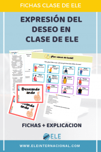 Actividades parra mejorar la compresión oral en clase de ELE. Actividades para expresar deseo en español. #profedeele #spanishlesson #teachmoreSpanish