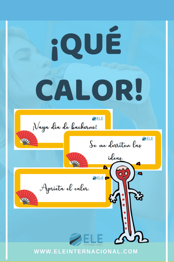 Material para trabajar las expresiones de calor y ampliar vocabulario