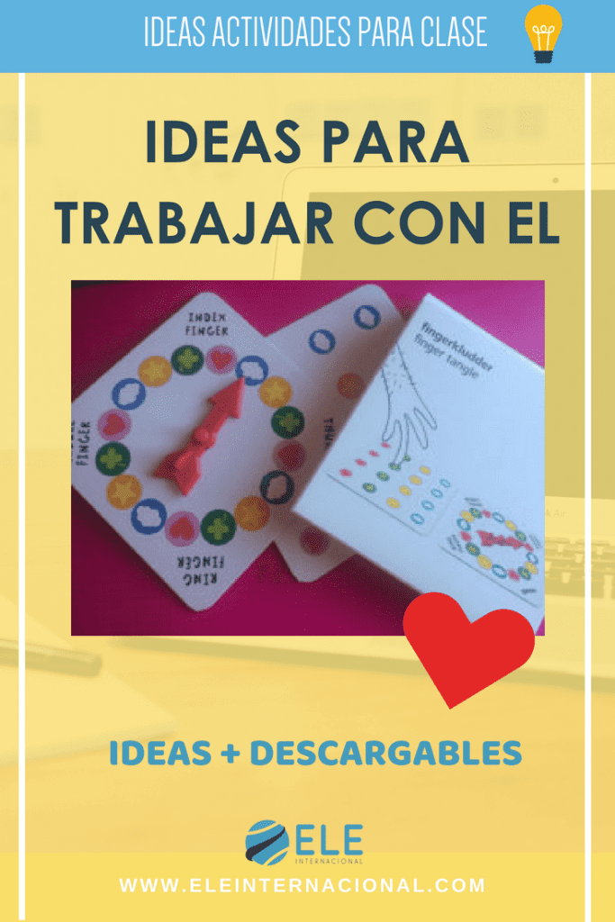 Finger twister Ideas creativas y divertidas para clase de ELE. Juegos de mesa en clase de idiomas. Descargables para clase de español. #spanishteacher #profedeele
