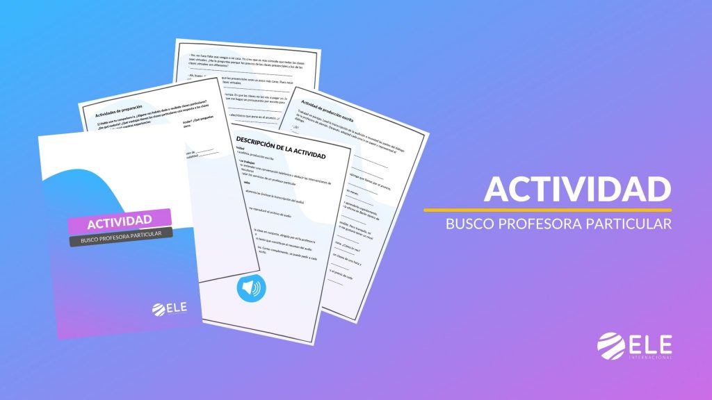 Busco profesora particular