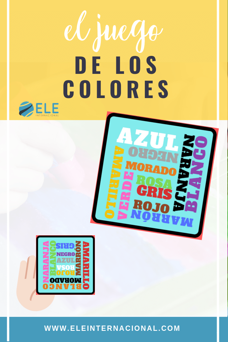 El juego de los colores. Ideas para trabajar los colores en clase de idiomas. #profedeele #spanishteacher