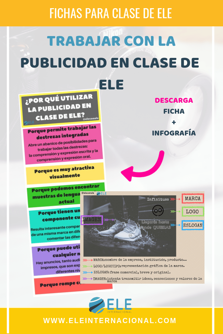 Trabajar la publicidad y televisión en clase de español. Ideas para trabajar en clase de ELE nivel intermedio. #profedeele