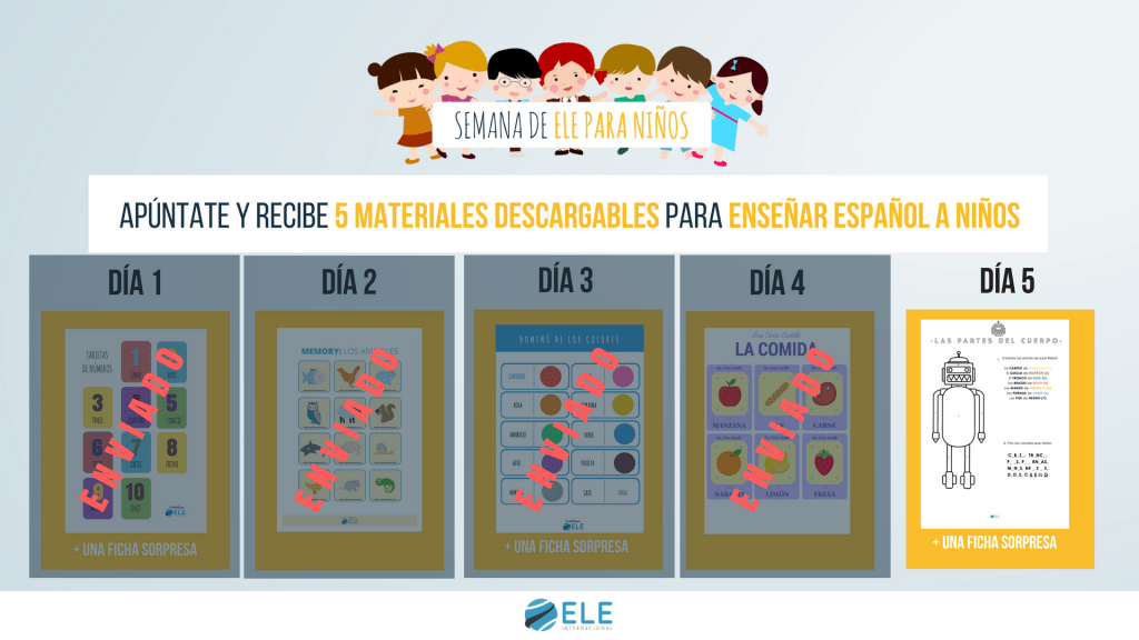 Español para niños las partes del cuerpo fichas. Parts of the body in Spanish worksheet