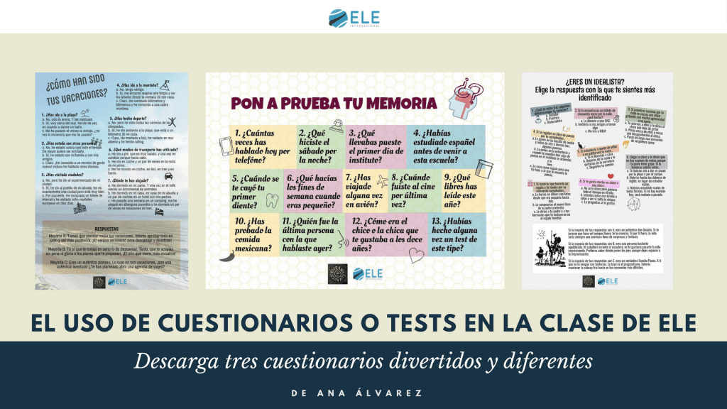 Uso de cuestionarios y test en clase de idiomas