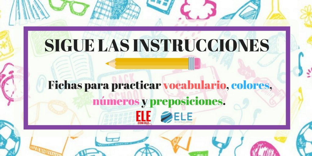 ACTIVIDAD PARA TRABAJAR PREPOSICIONES Y VOCABULARIO EN CLASE DE ELE Ideas juegos clase de ELE. Fichas descargables.