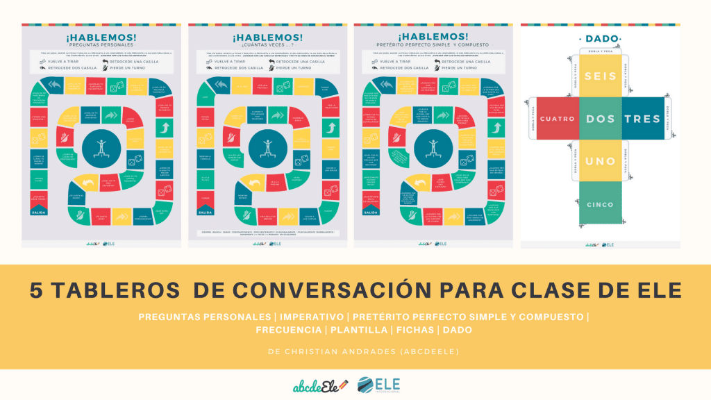 5 Tableros de conversación para clase de ele
