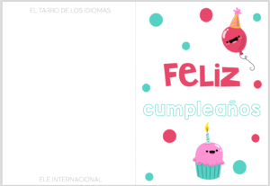 Tarjetas De Cumpleaños Gratis Para Rellenar