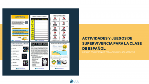 Actividades y juegos de supervivencia para la clase de español. Juegos para clase de español comprensión lectora.