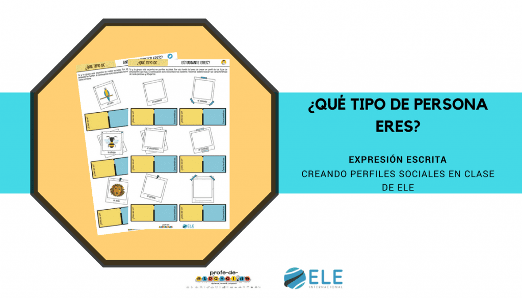 Las redes sociales en clases de ELE es una actividad para enseñar a los alumnos los tipos de personas que existen en las redes. #activity #spanishteacher