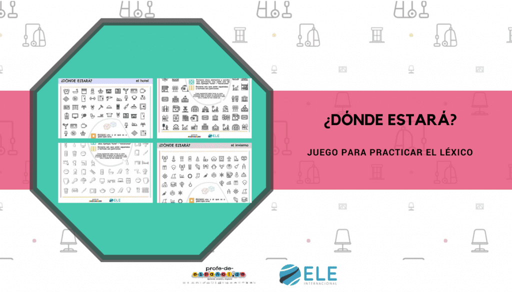 Juego de léxico para aprender clase de ELE de una forma divertida. #games #activity #spanishteacher