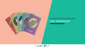 Tarjetas de vocabulario de animales para clases de ELE. #activity #spanishteacher