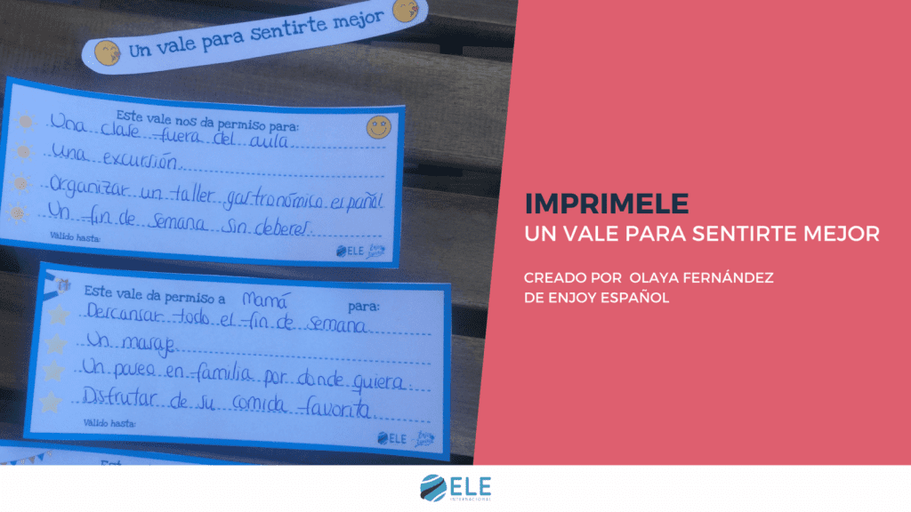 Un vale para sentirte mejor