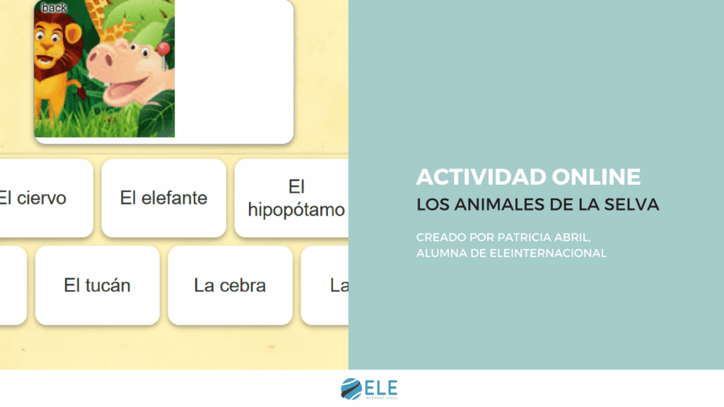 Los animales de la selva