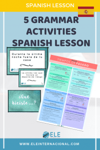 5 actividades para trabajar el indefinido en español