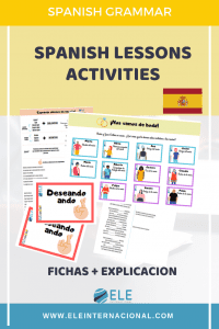 Actividades parra mejorar la compresión oral en clase de ELE. Actividades para expresar deseo en español. #profedeele #spanishlesson #teachmoreSpanish