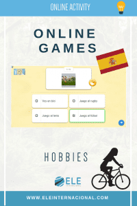 Juegos online para aprender español. Online games to learn Spanish. Juegos con vocabulario