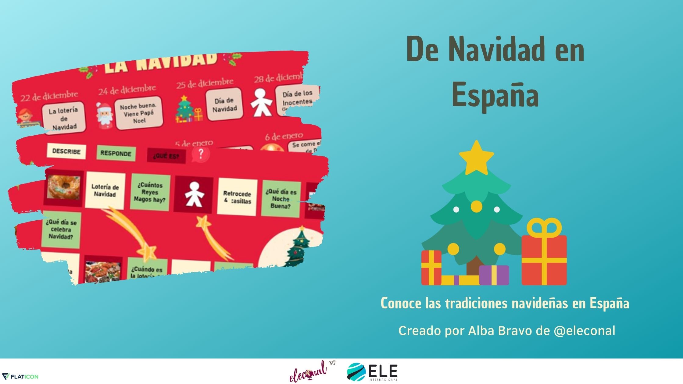 Actividad de Navidad en España: infografía + tablero