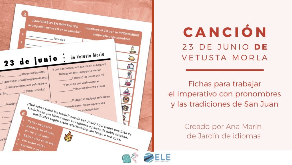 Actividad imperativo con pronombres