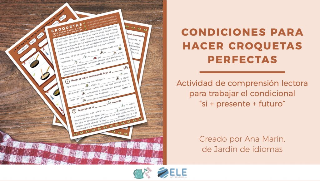 Actividad basada en la receta de las croquetas