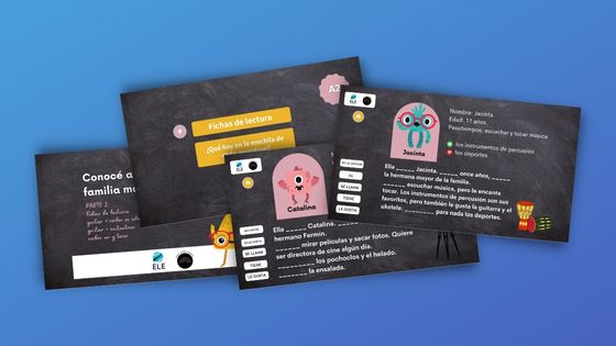 Genially para repasar los gustos y preferencias de la familia monstruo