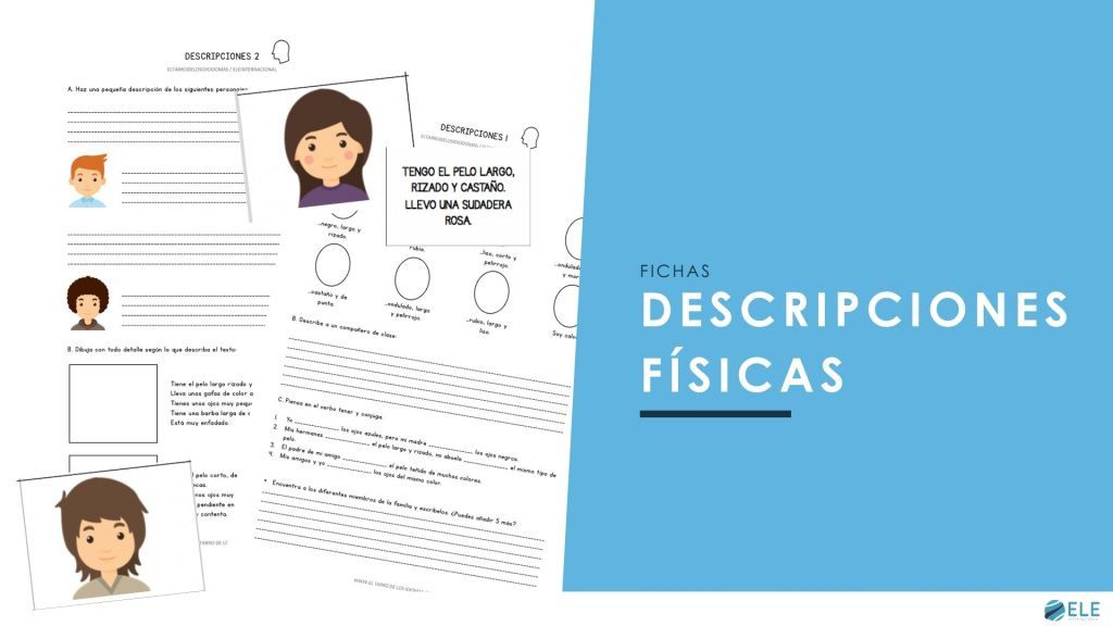 Actividades para trabaja las descripciones físicas en clase de ELE.