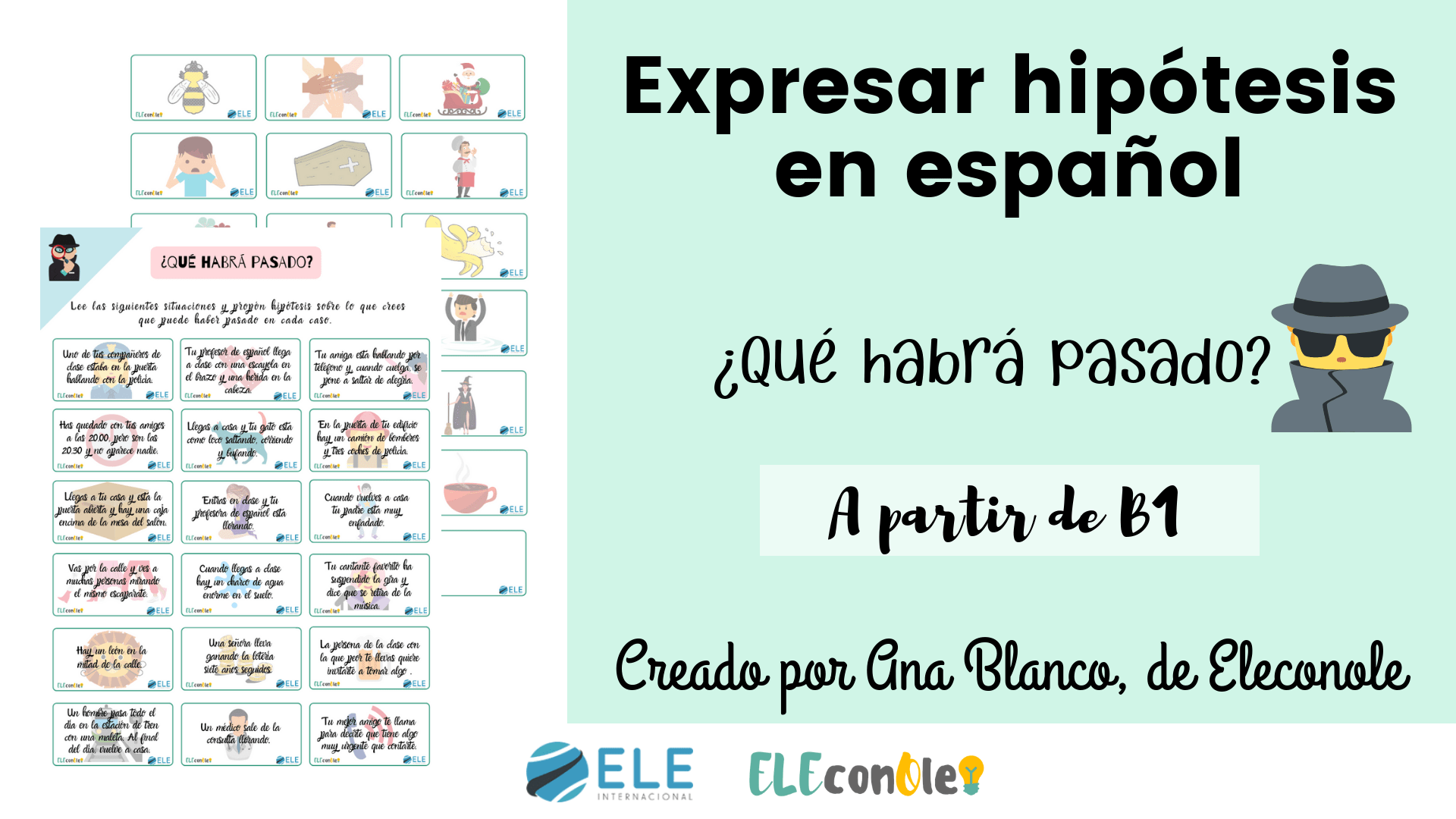 Actividad para expresar hipótesis en español