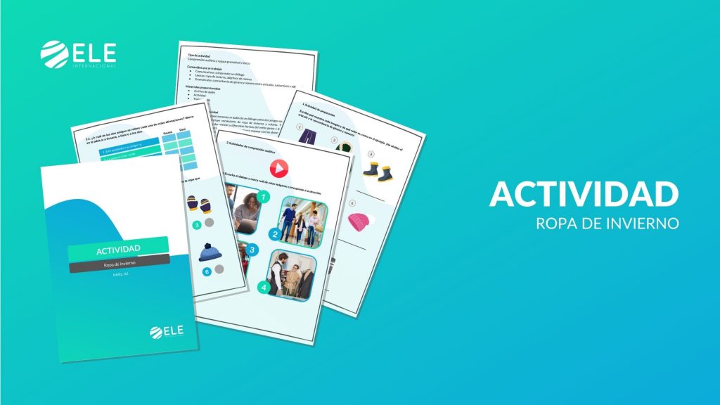 Actividad ropa de invierno