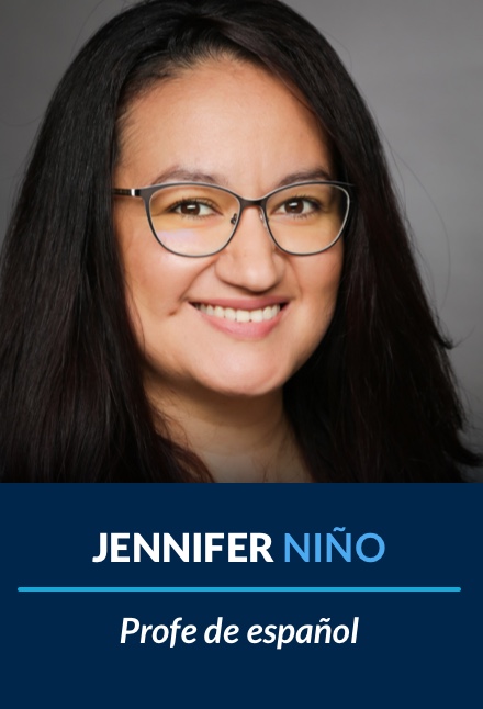 Jennifer niño. profe de español