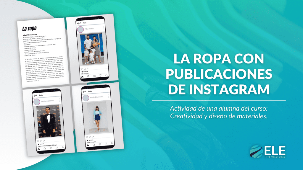 Actividad para describir la ropa en español