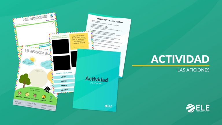 Las aficiones en español: infografía y actividades para niños