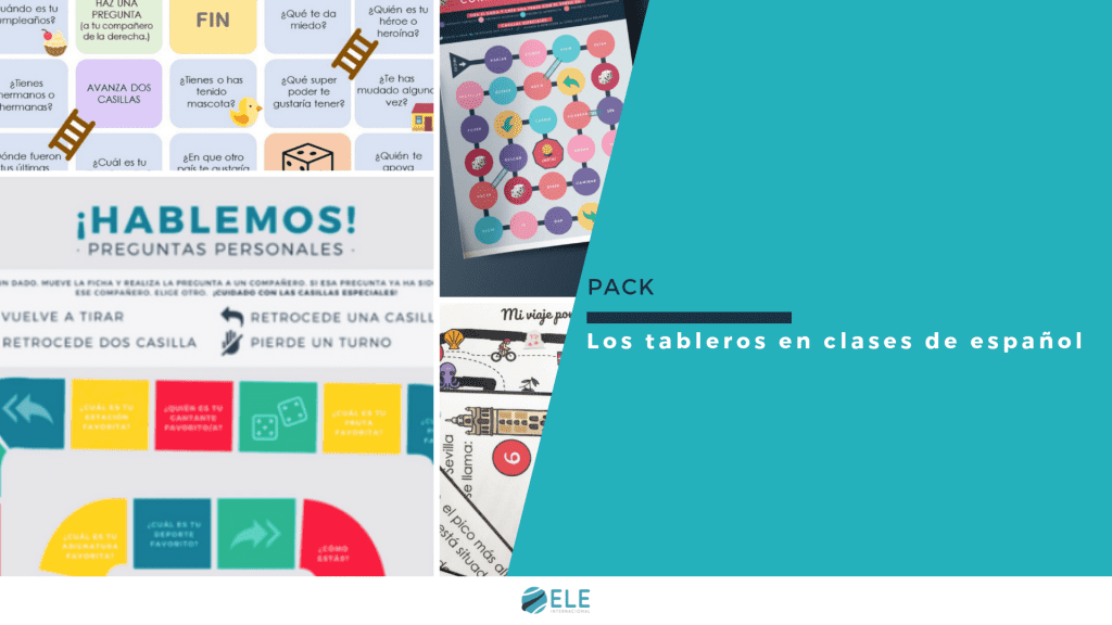 Pack de tableros ELE para tus clases de español