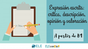 Expresión escrita. Actividades para mejorar la escritura en clase de ELE #spanishteacher