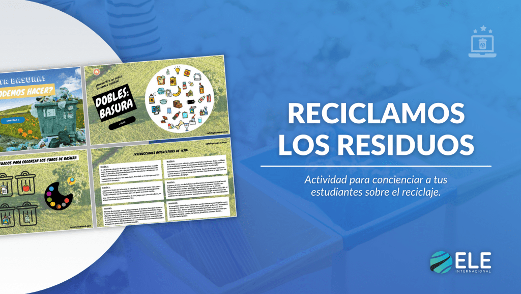 Actividad sobre el reciclaje en clase de ELE