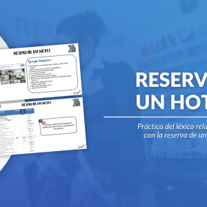 Actividad para reservar un hotel en español