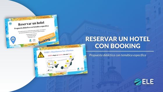 Actividad de vocabulario para reservar un hotel en español