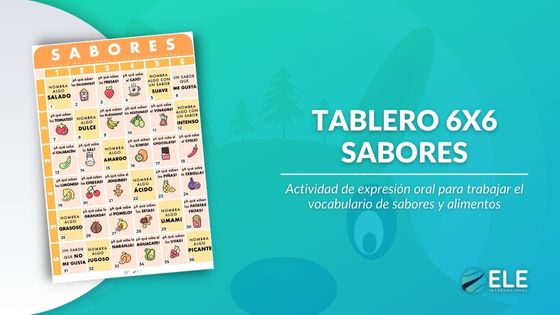 Vocabulario de los sabores en español