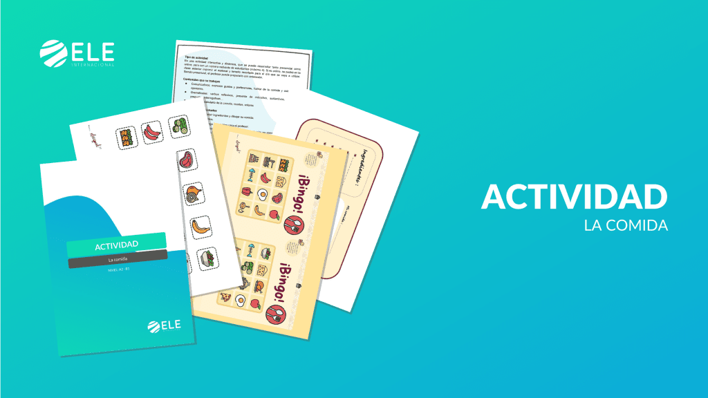 actividad sobre alimentos