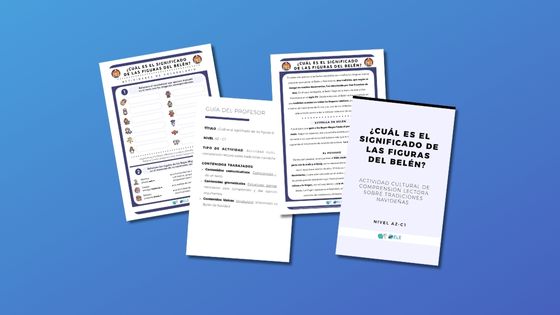 Actividad sobre las figuras del Belén