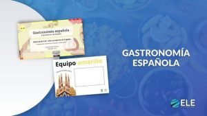 Actividad sobre gastronomía española