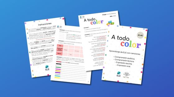 Actividades cancion a todo color