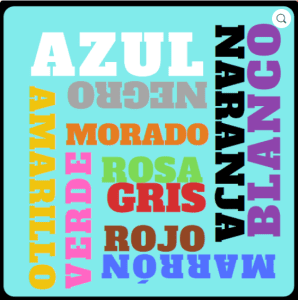 Ejercicio cada oveja con su pareja sobre colores