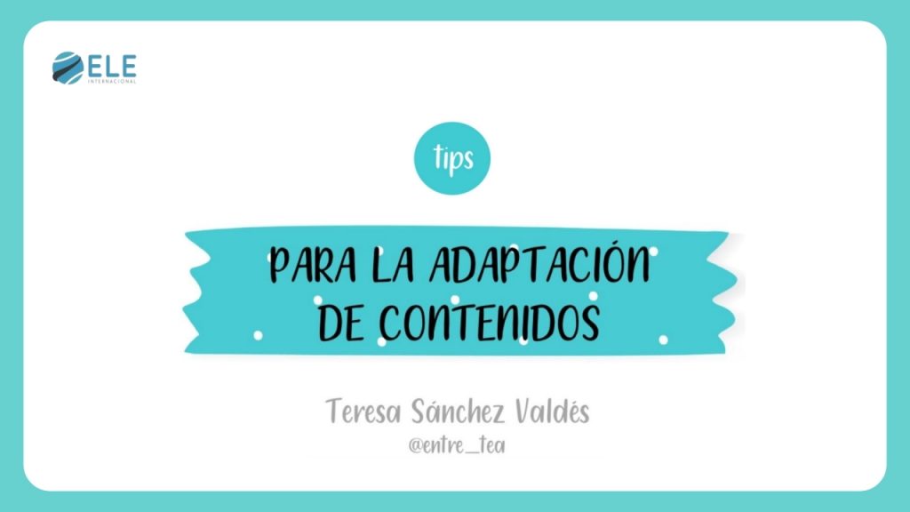 adaptación de contenidos curriculares