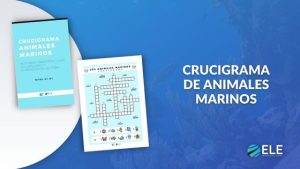 Crucigrama de animales marinos en español