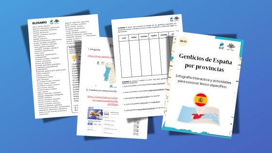 Actividad sobre gentilicios