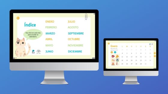 Genially sobre los días y los meses del año