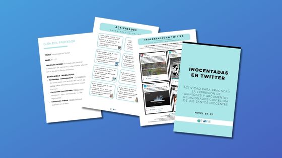 Material que incluye inocentadas en Twitter