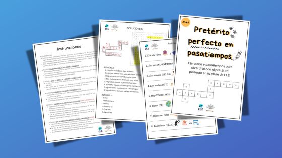 Pasatiempos para trabajar el pretérito perfecto en español