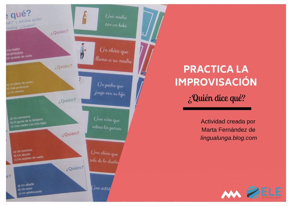Juego teatral para clase de español. Actividad para mejorar la expresión oral para clase de español. #spanishteacher #profedeele #clasedeespañol